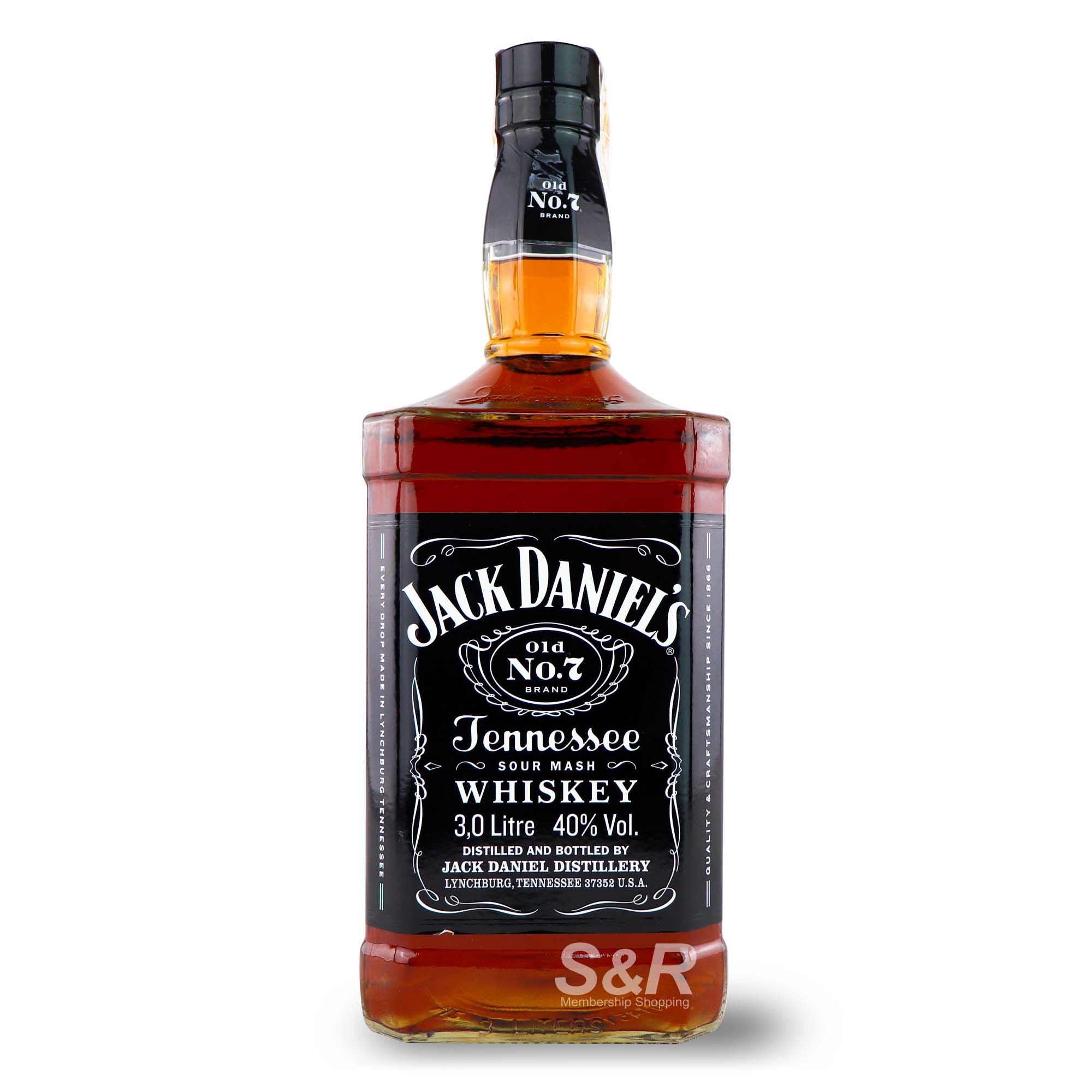 Jack Daniel's Old No. 7 Tennessee Whiskey 3L Jack Daniel's Old No. 7 Tennessee Whiskey 3L